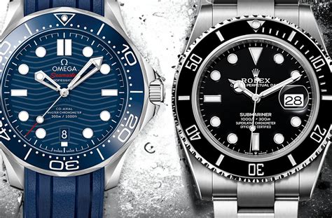 compare omega to rolex